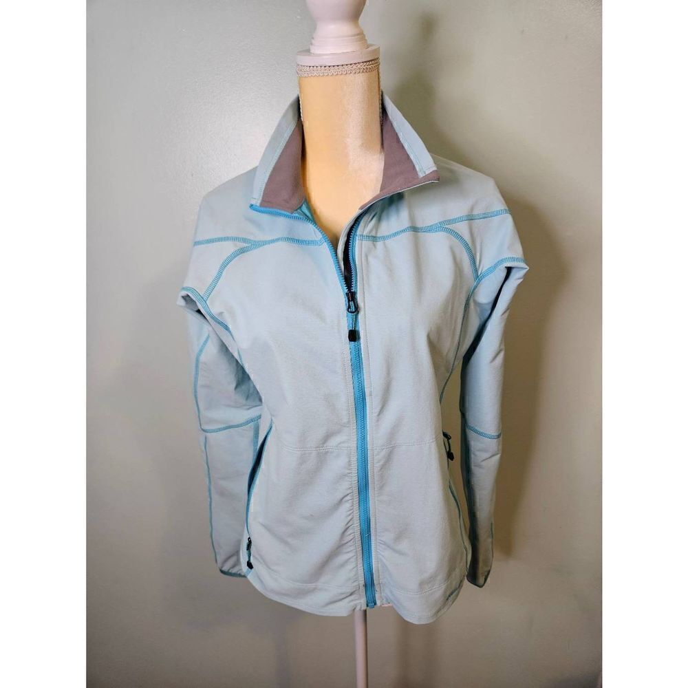 Eddie Bauer light teal jacket. Size S.